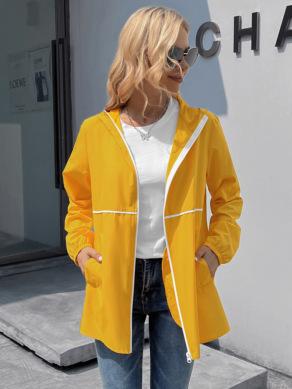 Women Yellow Tailored Jacket