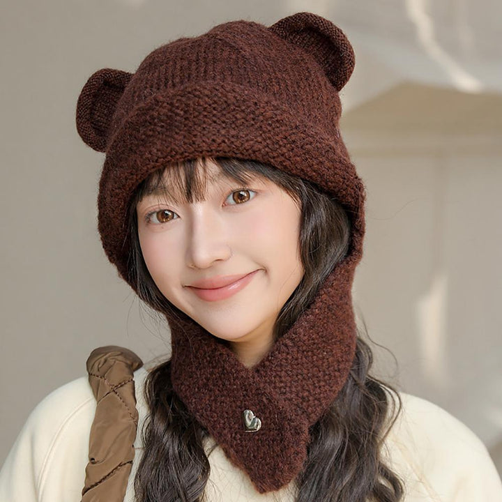 Women Self Design Beanie