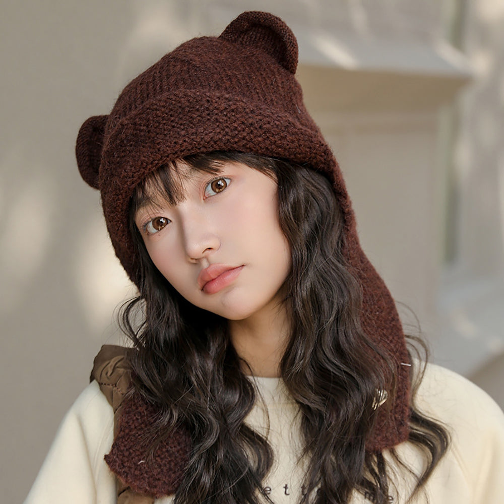 Women Self Design Beanie