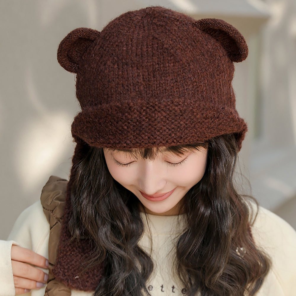 Women Self Design Beanie