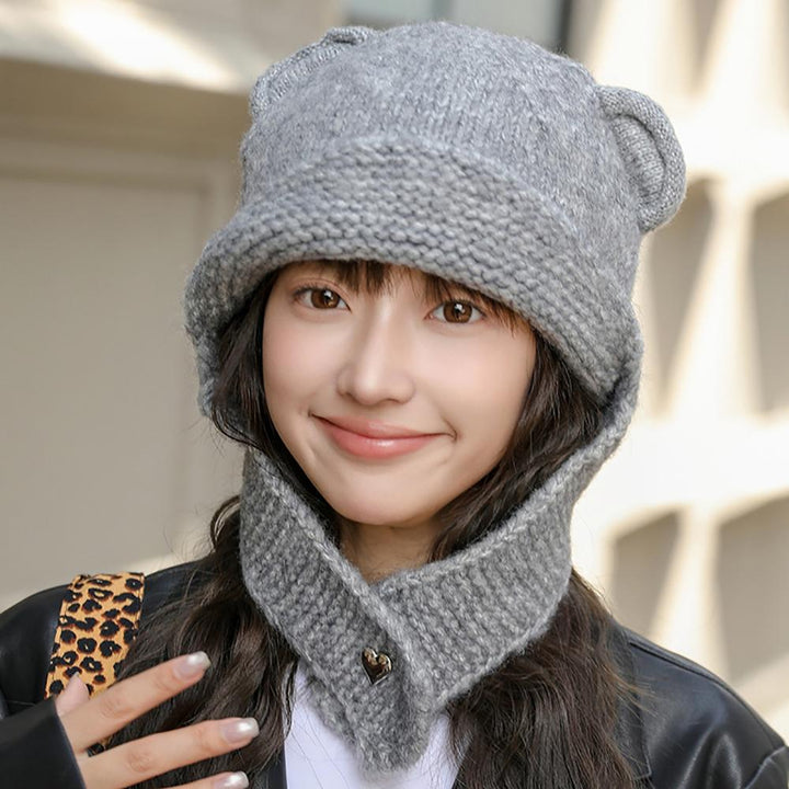 Women Self Design Beanie
