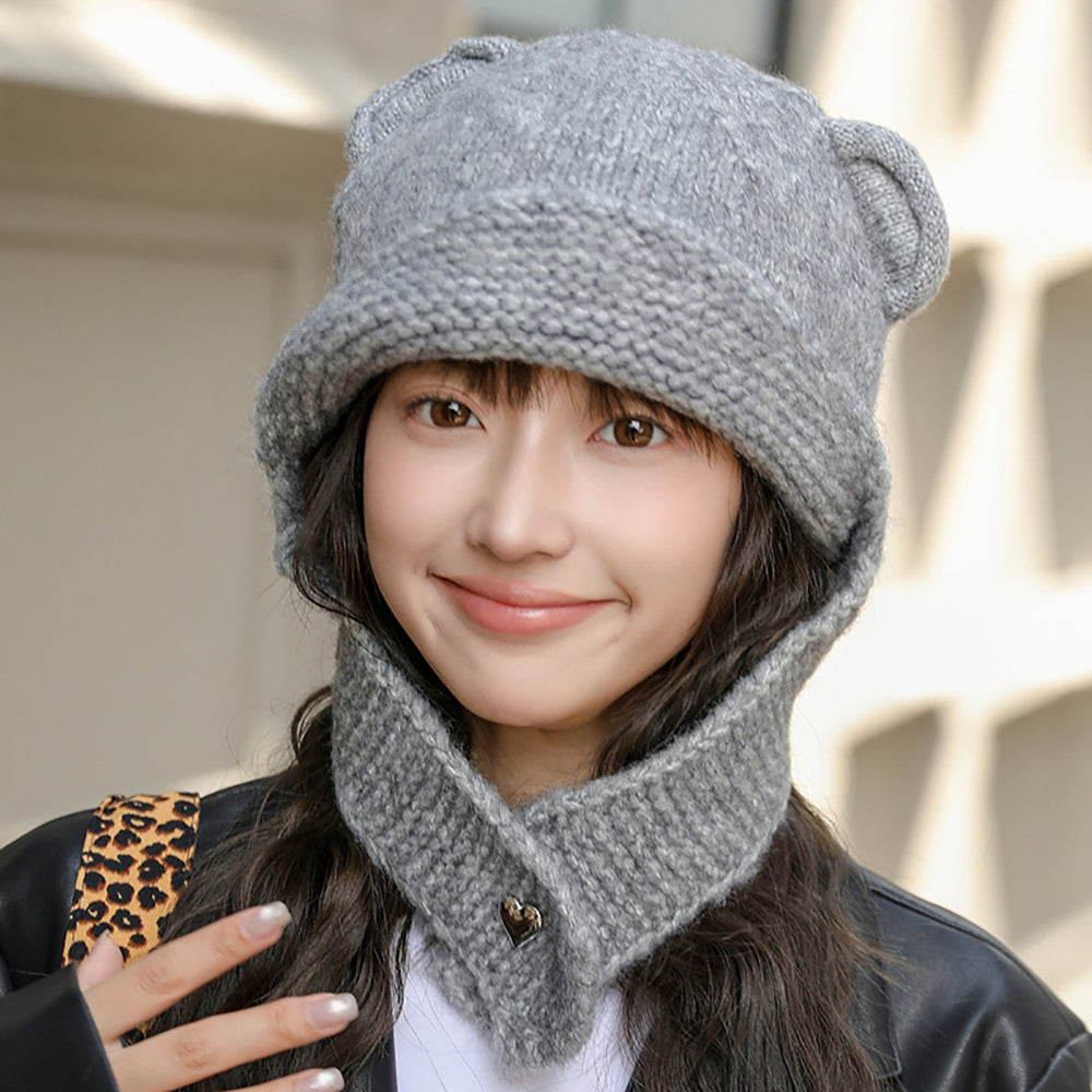 Women Self Design Beanie
