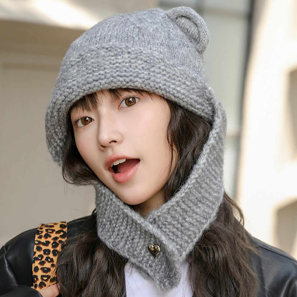 Women Self Design Beanie