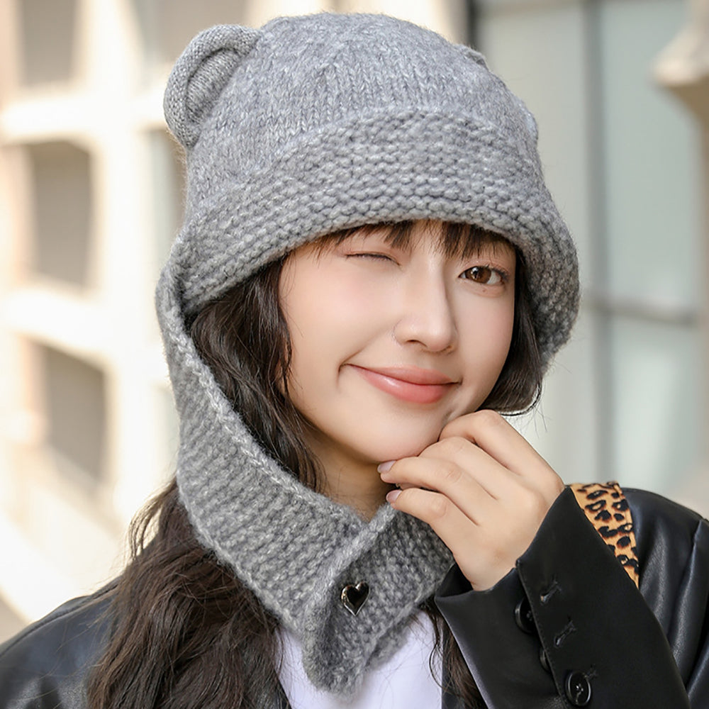 Women Self Design Beanie
