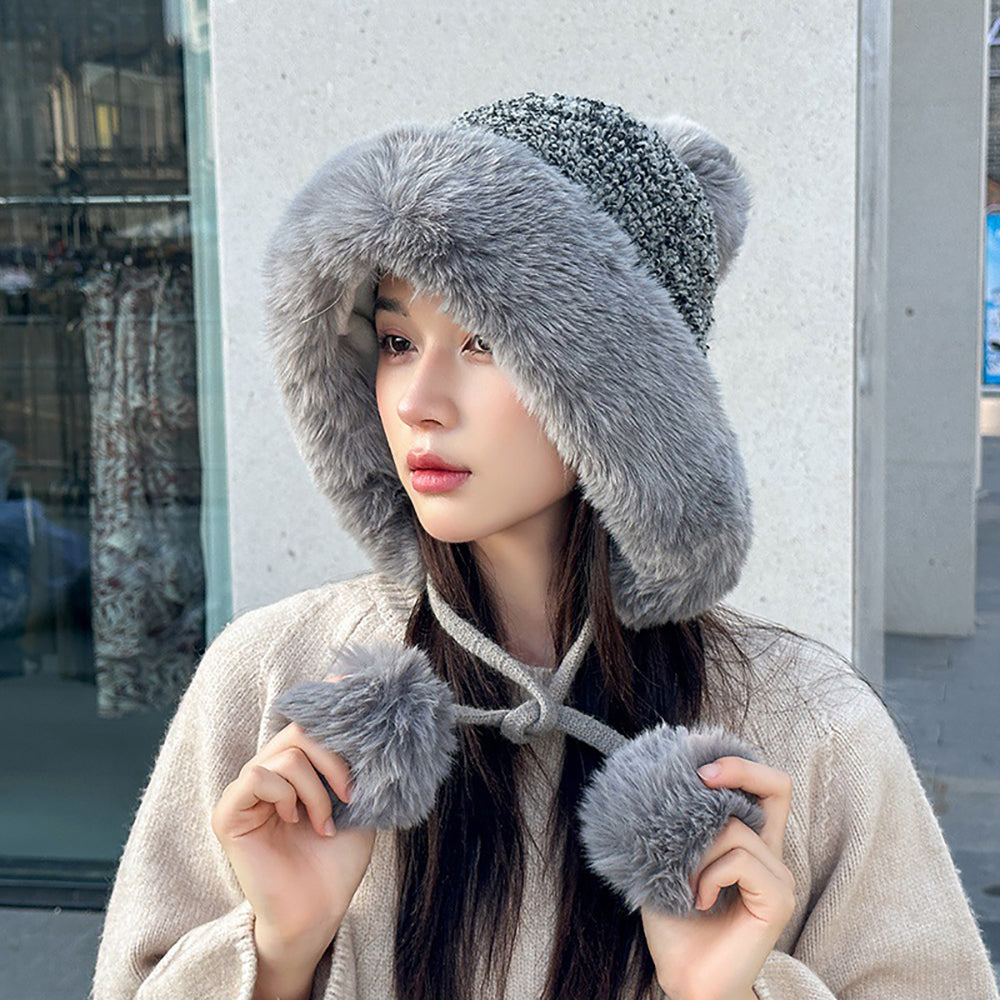 Women Self Design Beanie