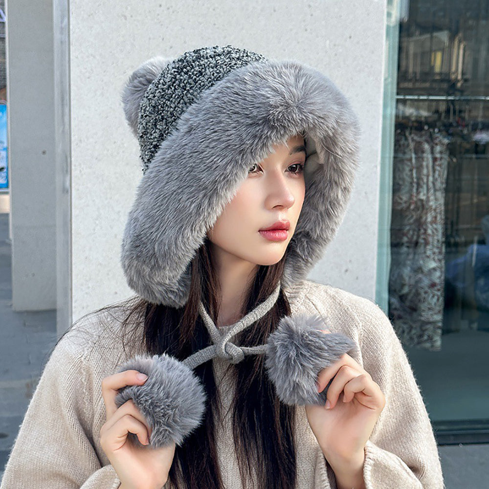 Women Self Design Beanie