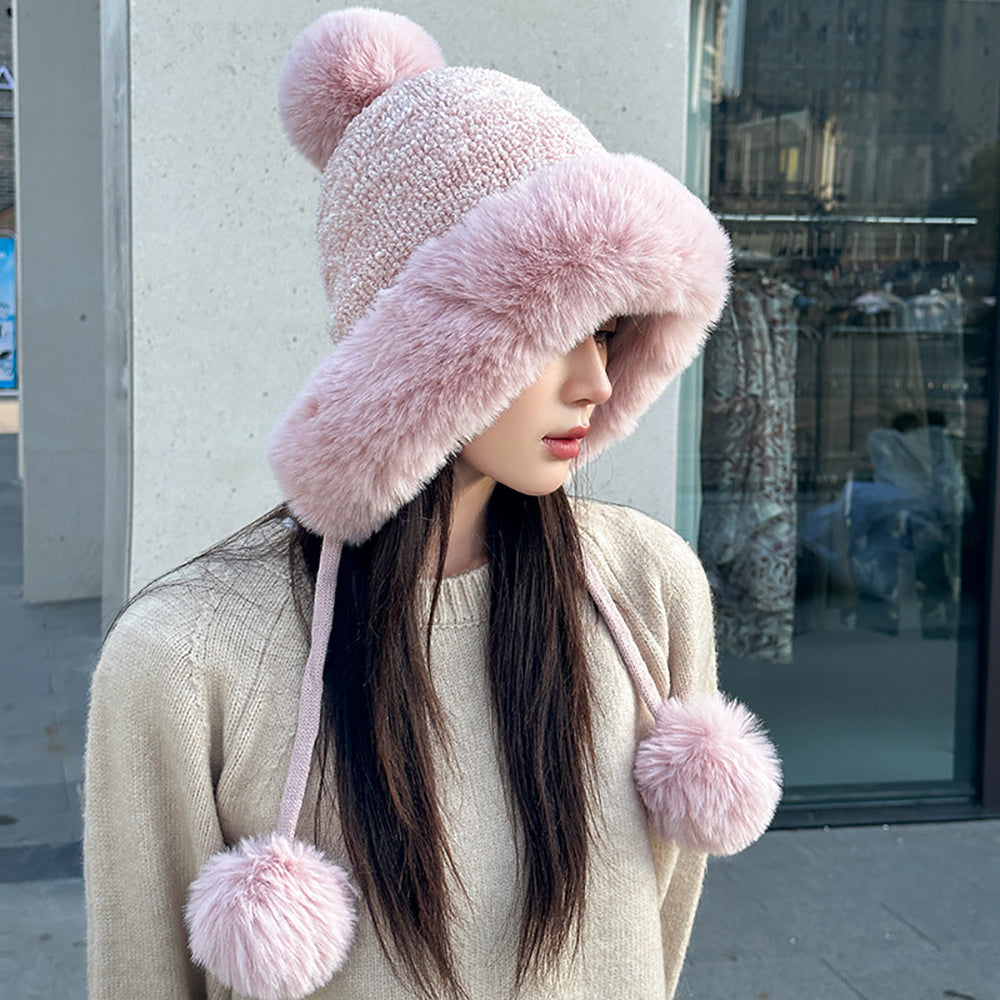 Women Self Design Beanie Caps
