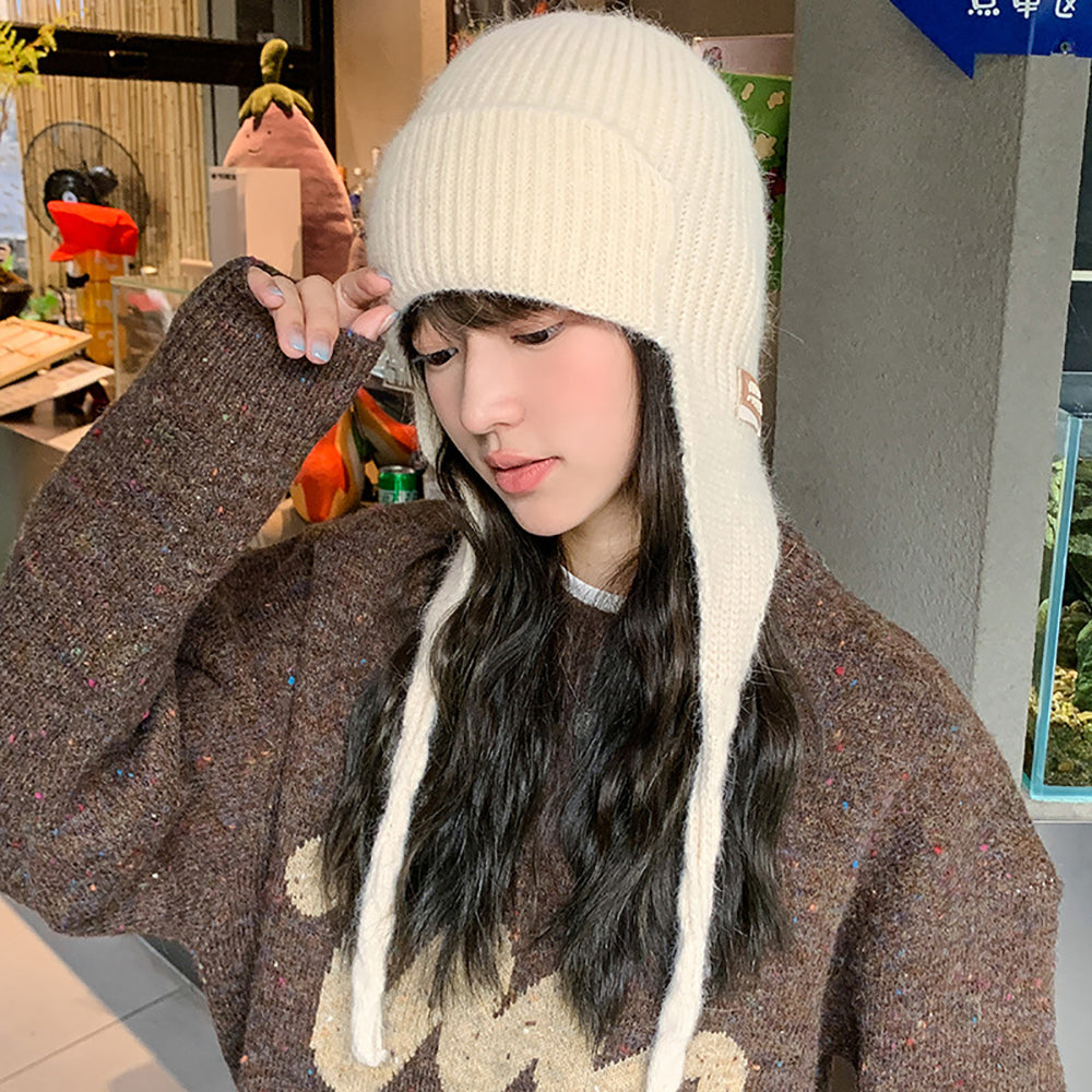 Women Self Design Beanie