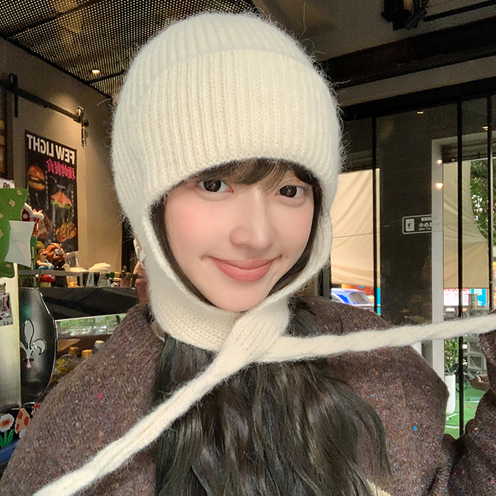 Women Self Design Beanie