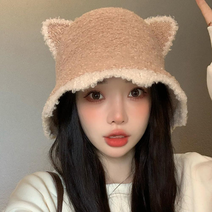 Women Self Design Beanie