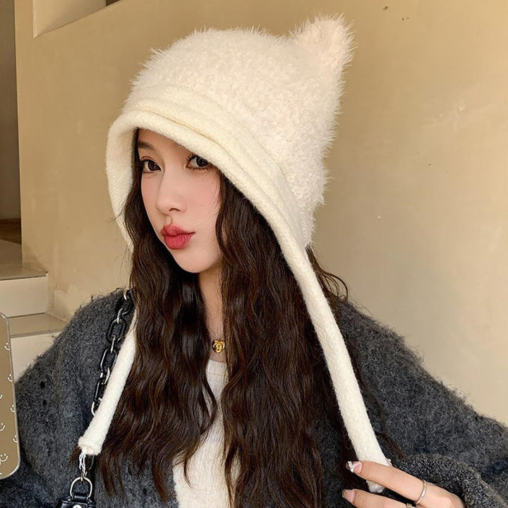 Women Self Design Beanie