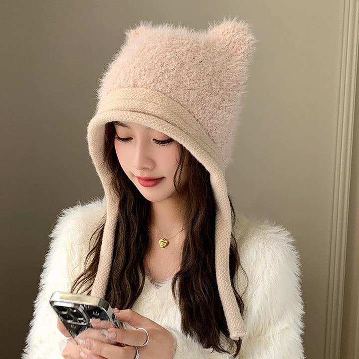 Women Self Design Beanie