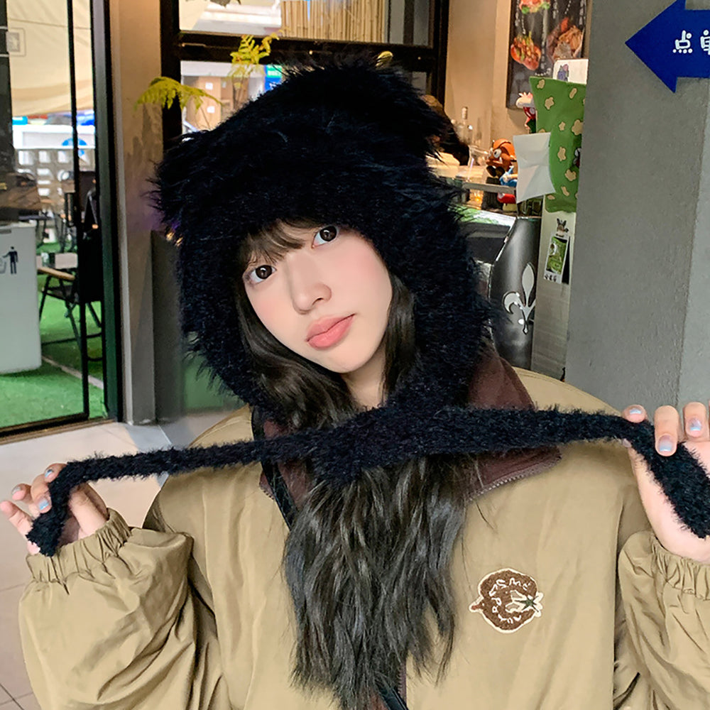 Women Self Design Beanie Cap