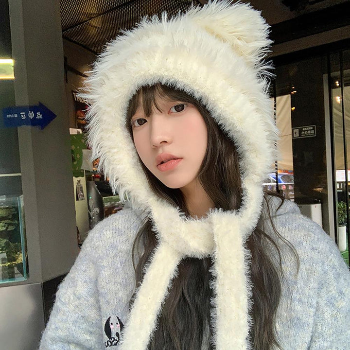 Women Self Design Beanie