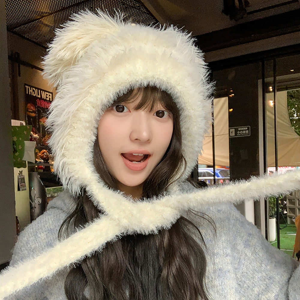 Women Self Design Beanie
