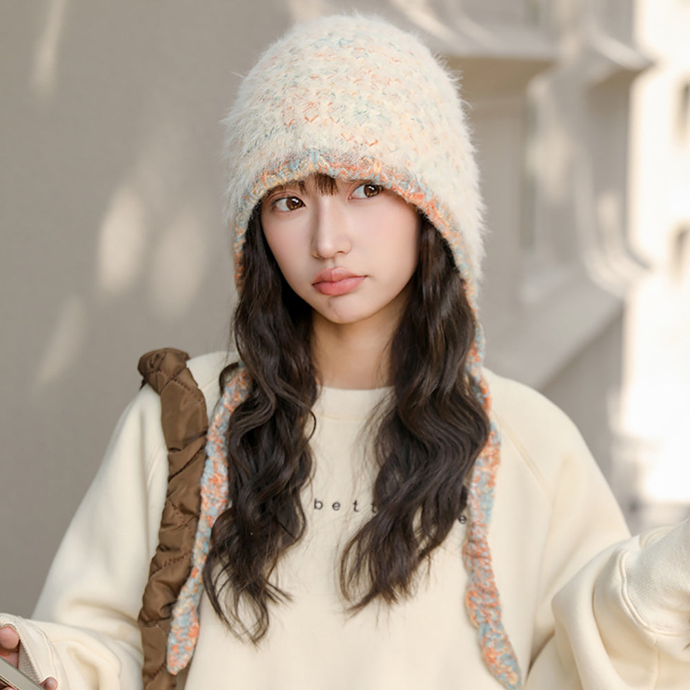 Women Self Design Beanie