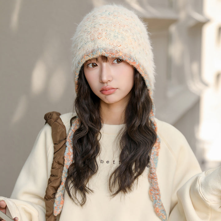Women Self Design Beanie