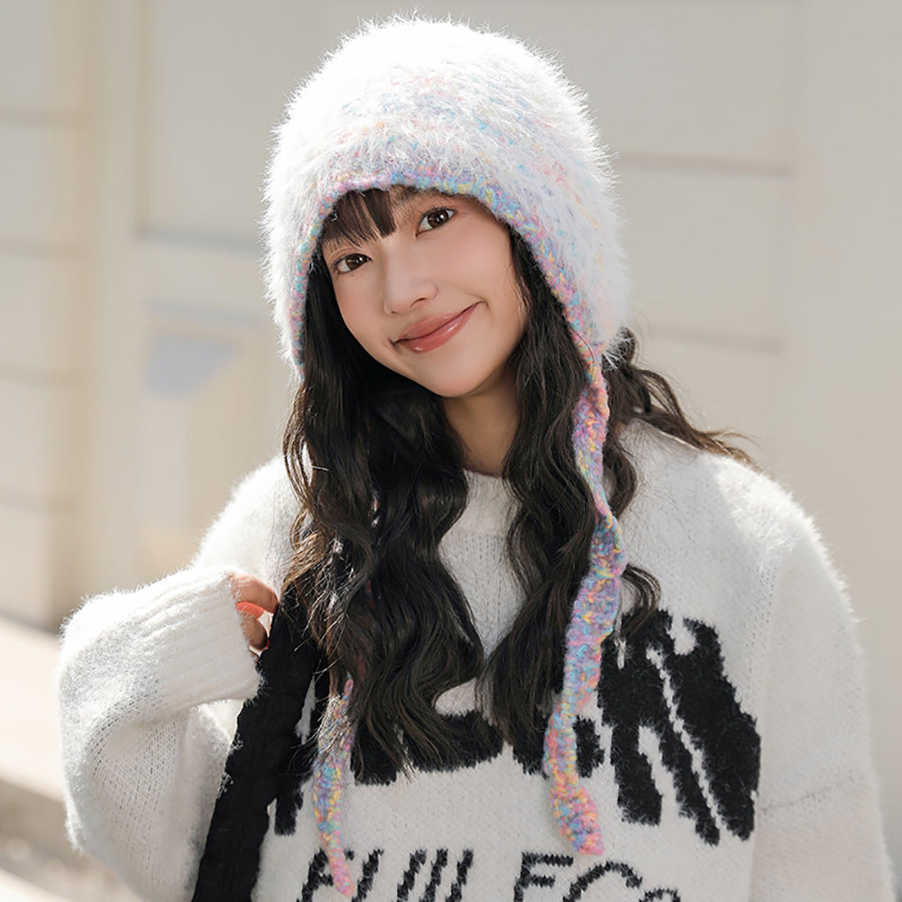 Women Self Design Beanie