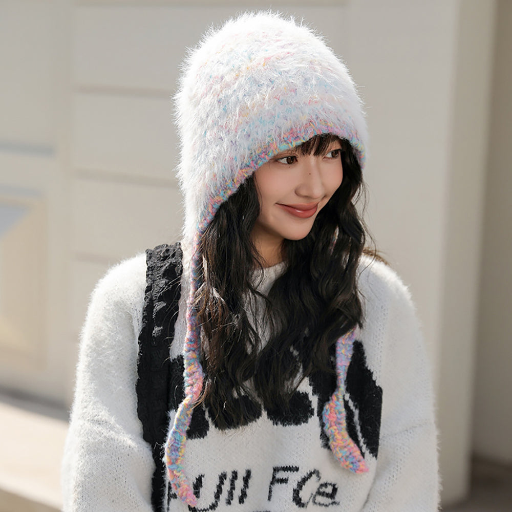 Women Self Design Beanie