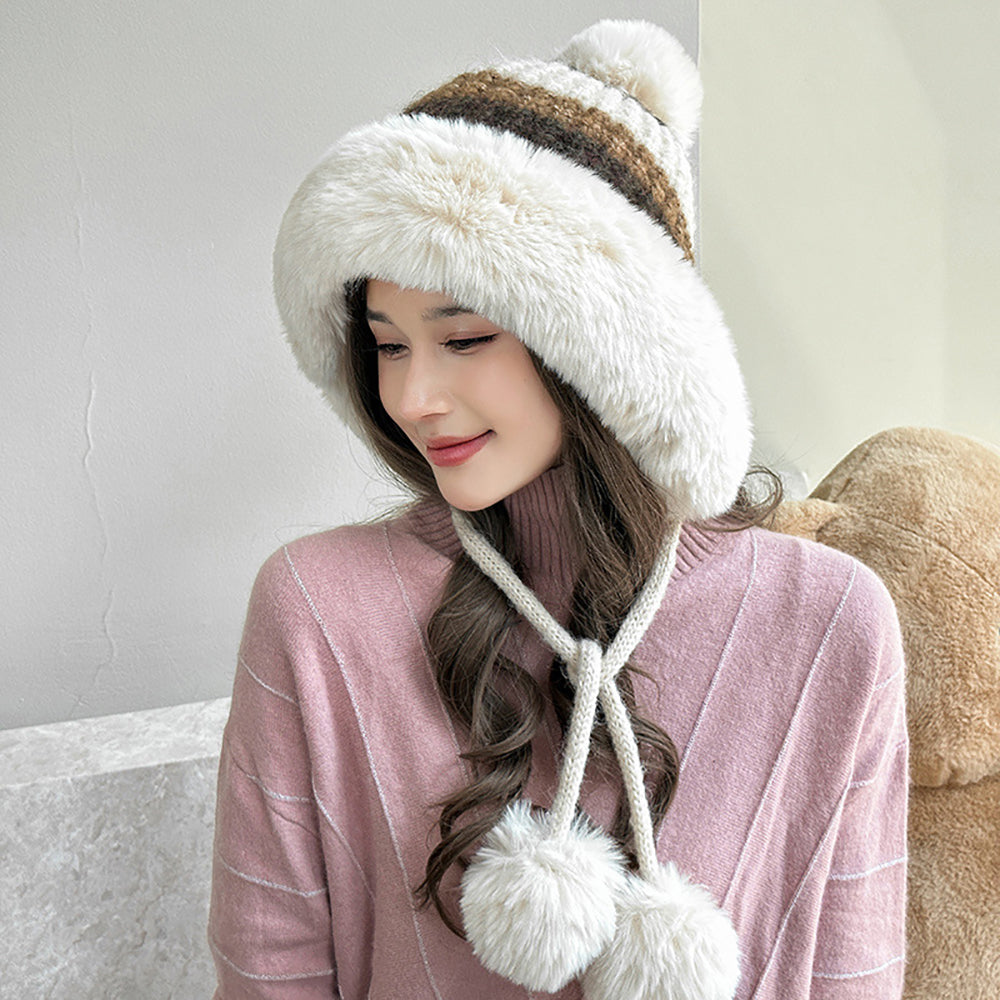 Women Colourblocked Beanie