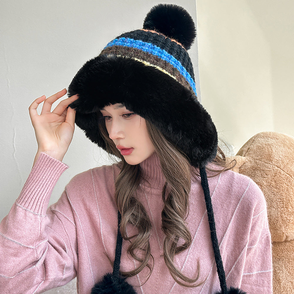 Women Colourblocked Beanie