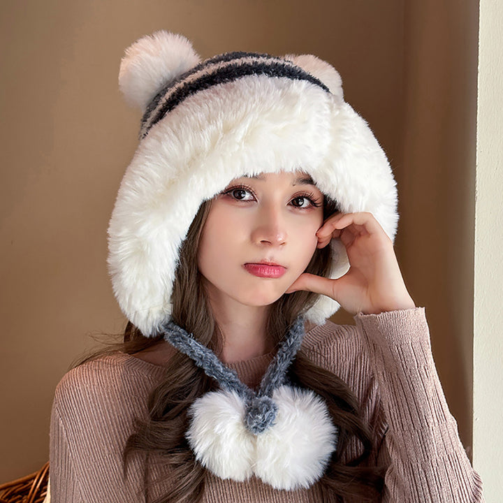 Women Self Design Beanie