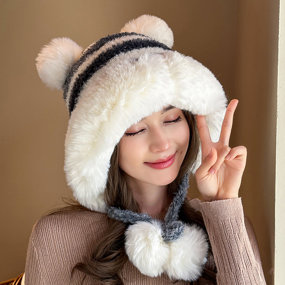 Women Self Design Beanie