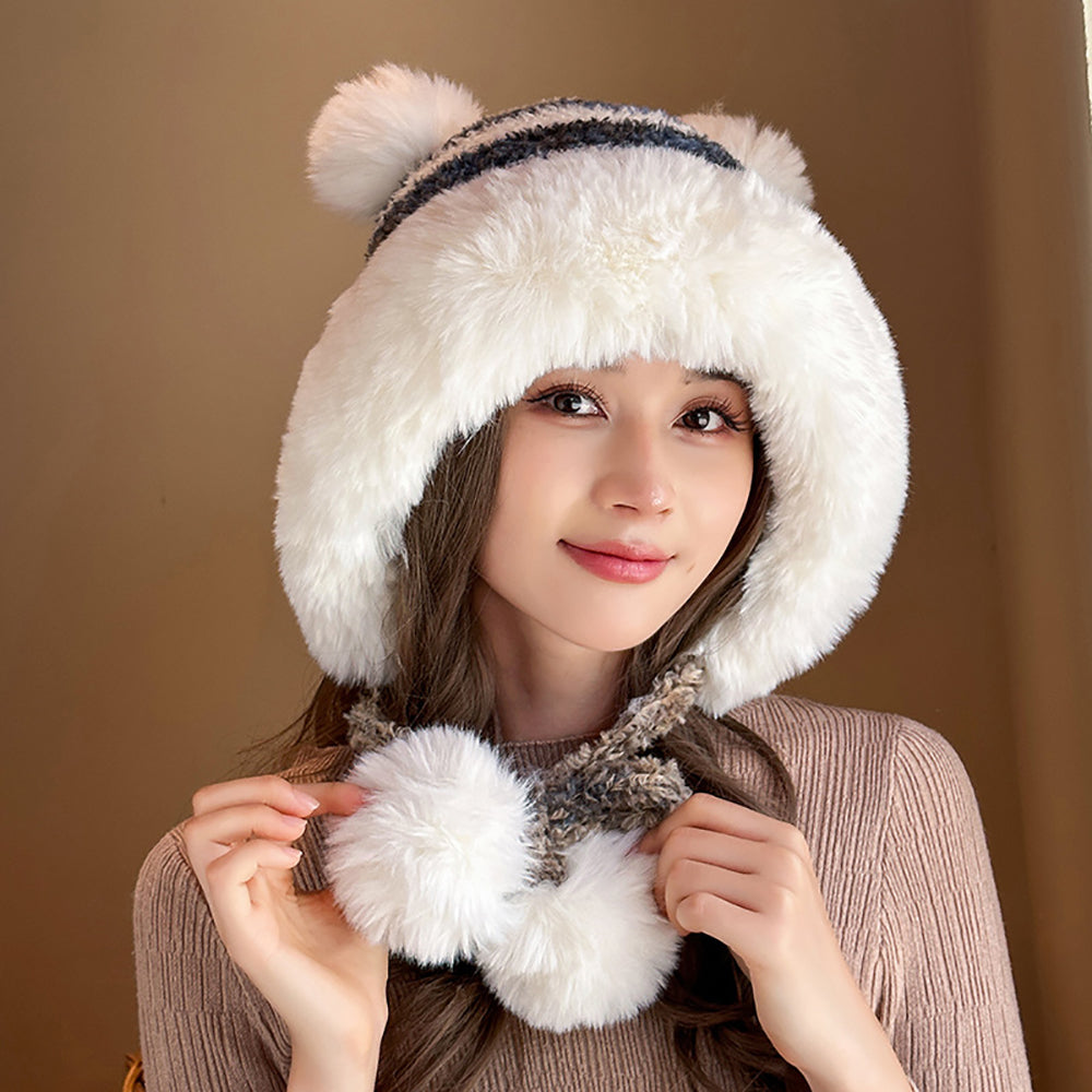 Women Self Design Beanie