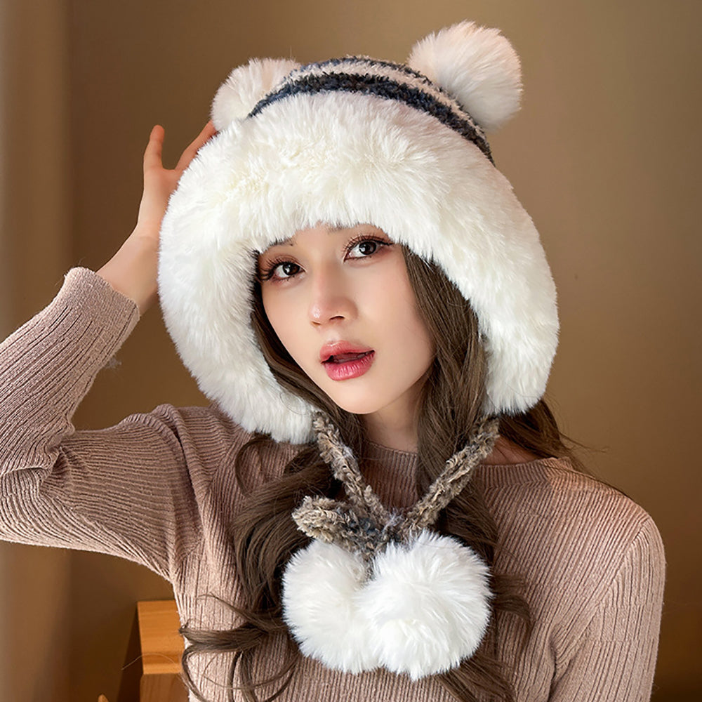 Women Self Design Beanie