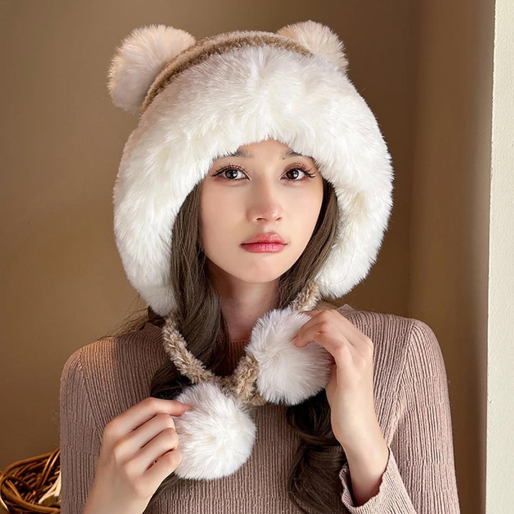 Women Self Design Beanie