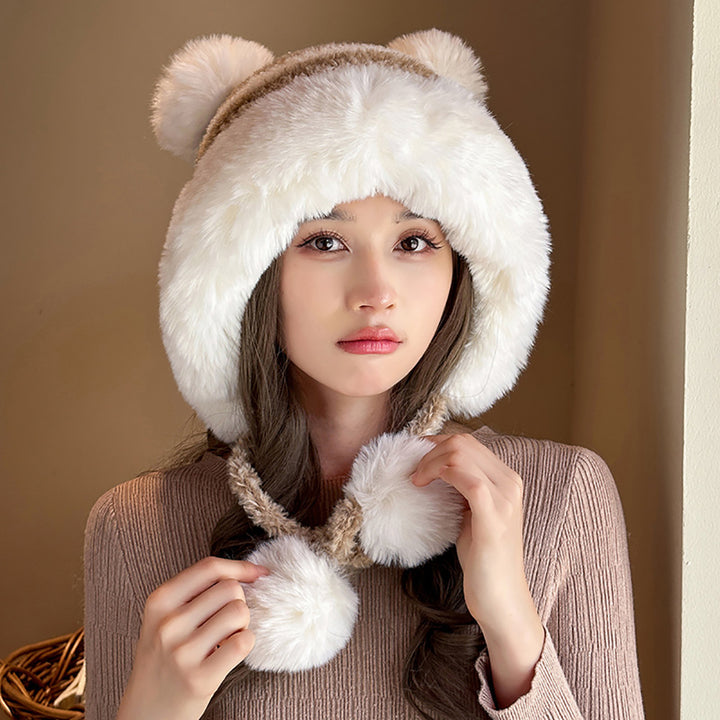 Women Self Design Beanie