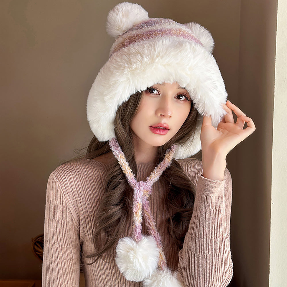 Women Winter Acrylic Beanie