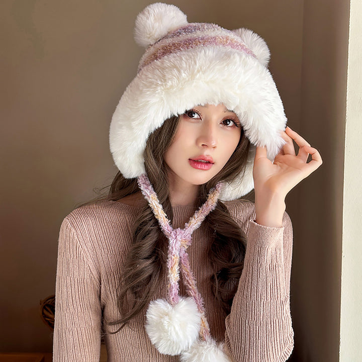 Women Winter Acrylic Beanie
