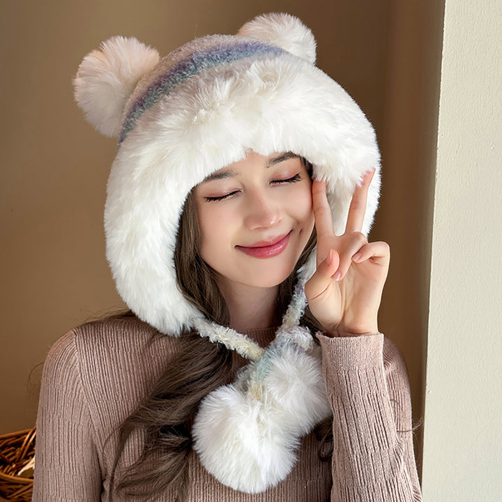 Women Self Design Beanie