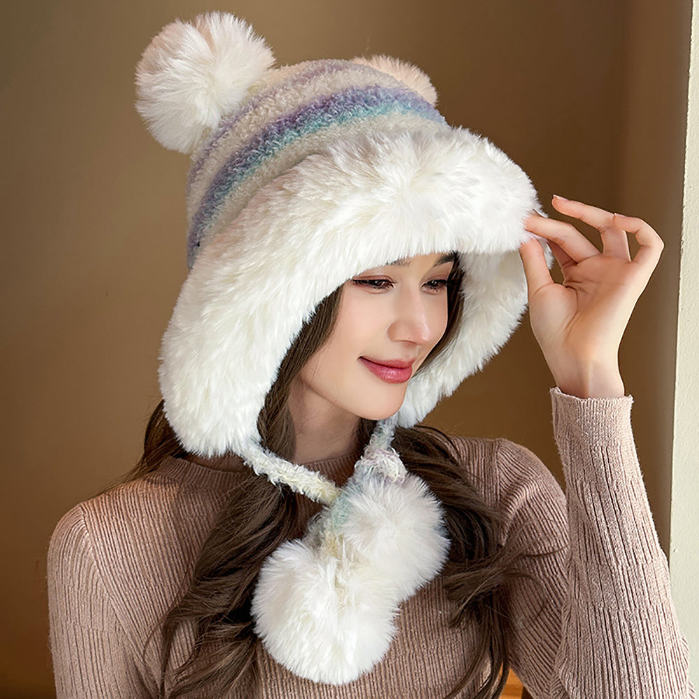Women Self Design Beanie