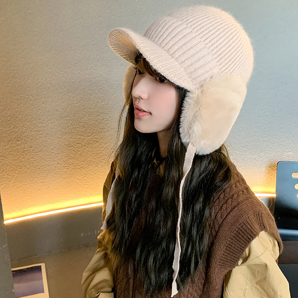 Women Winter Casual Snapback Cap