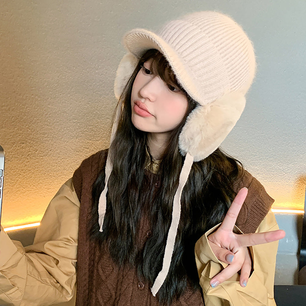 Women Winter Casual Snapback Cap