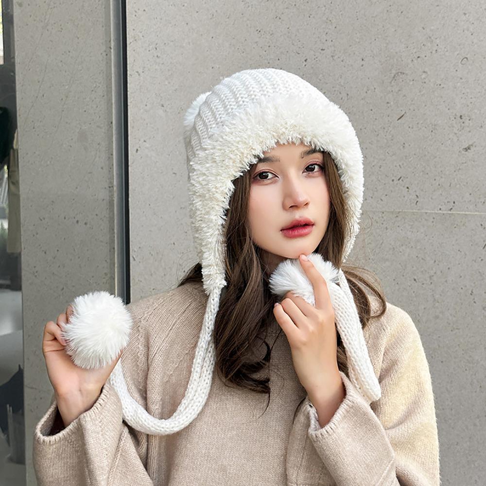 Women Self Design Beanie