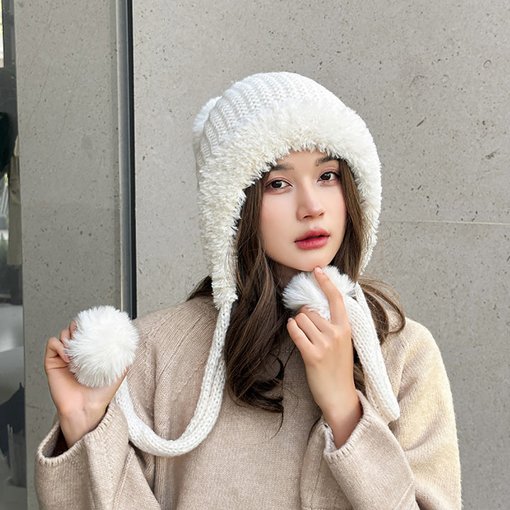 Women Self Design Beanie
