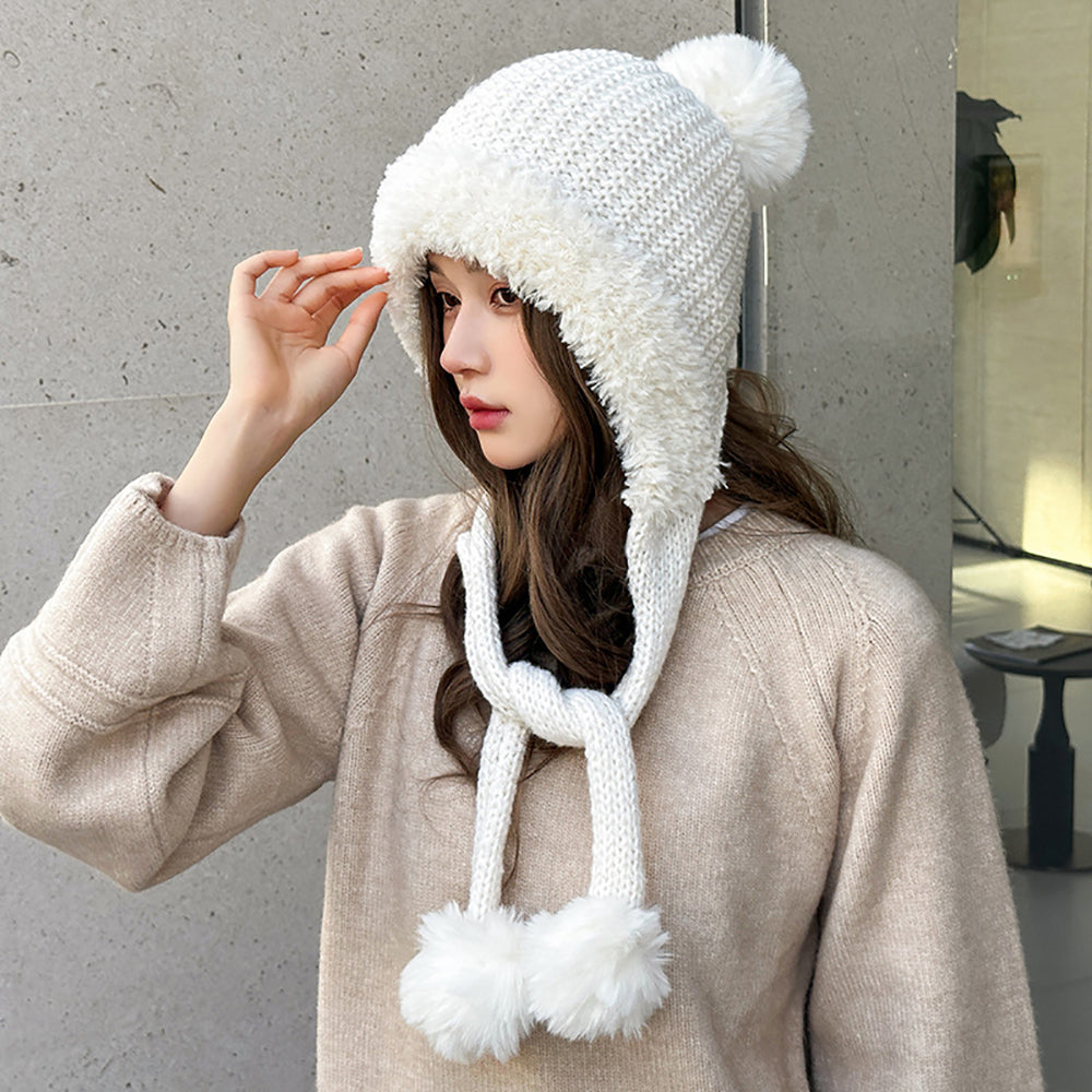Women Self Design Beanie