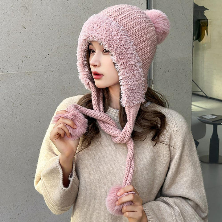 Women Self Design Beanie