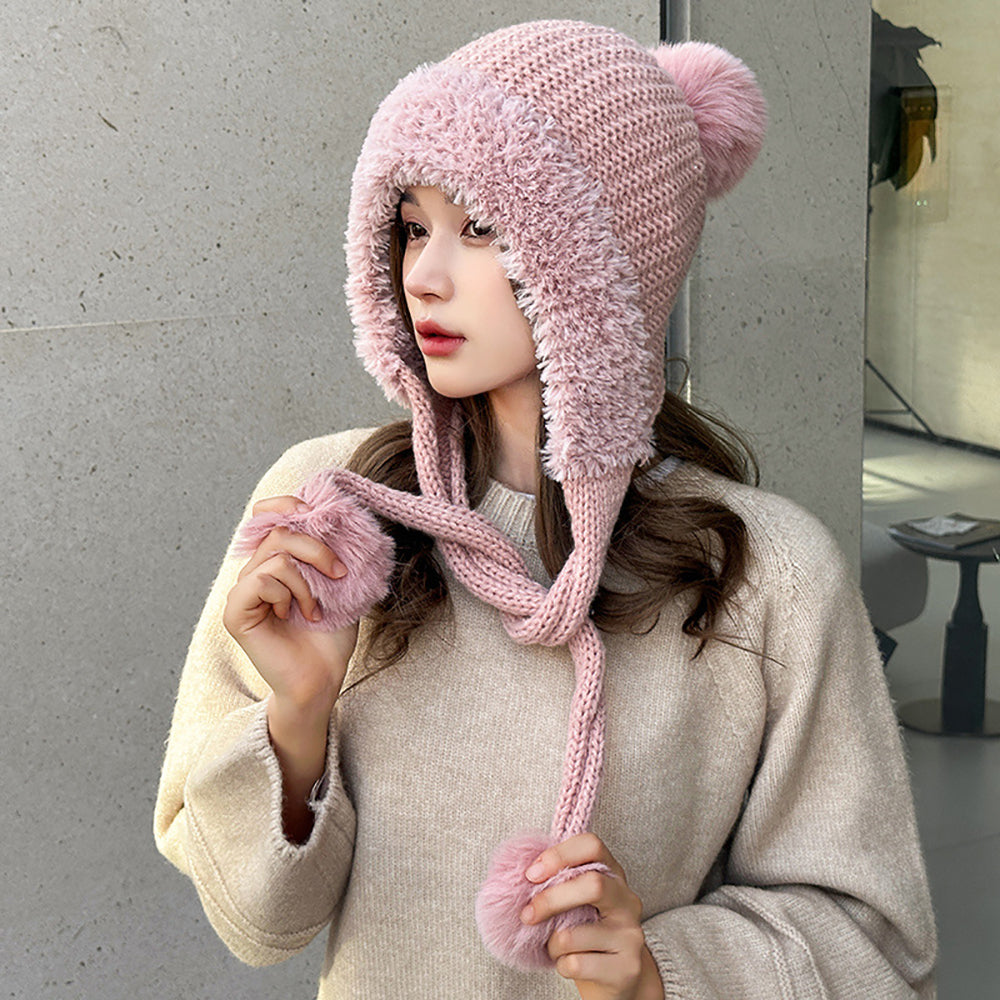 Women Self Design Beanie