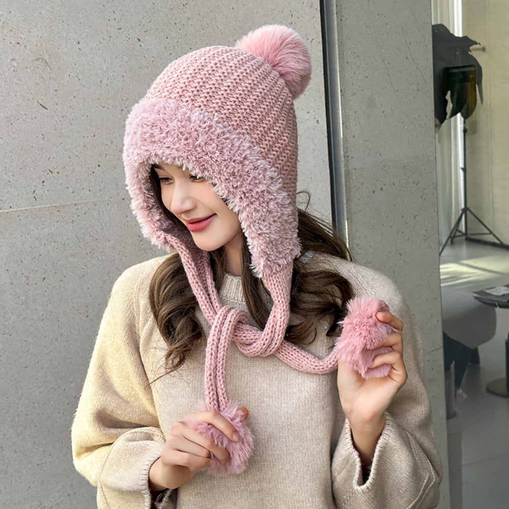 Women Self Design Beanie