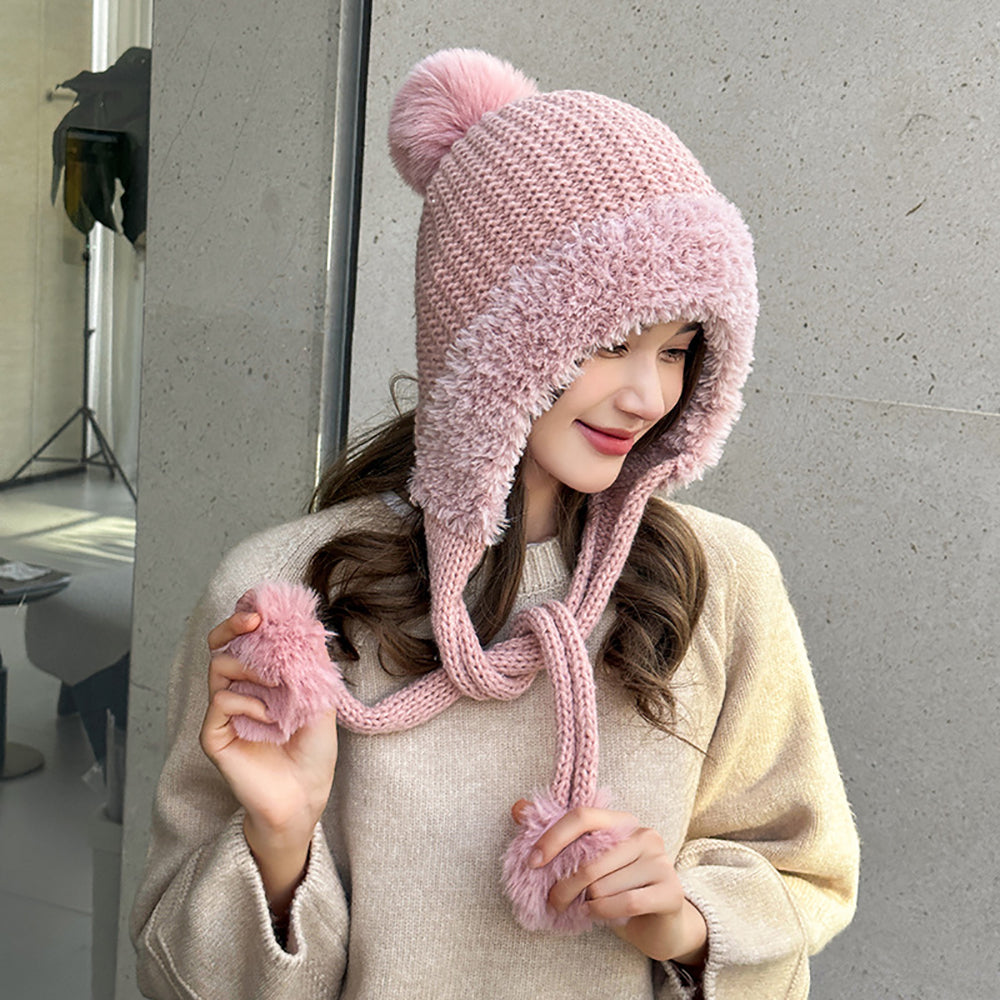 Women Self Design Beanie