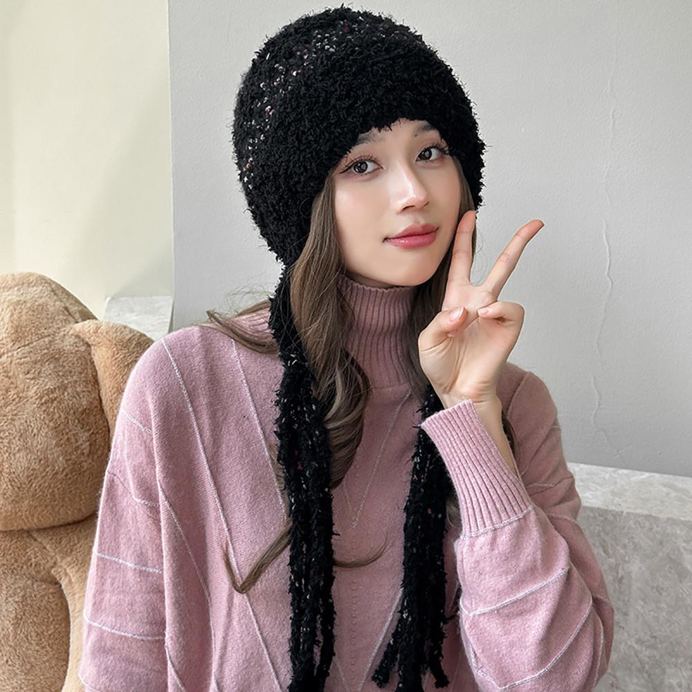 Women Self Design Beanie