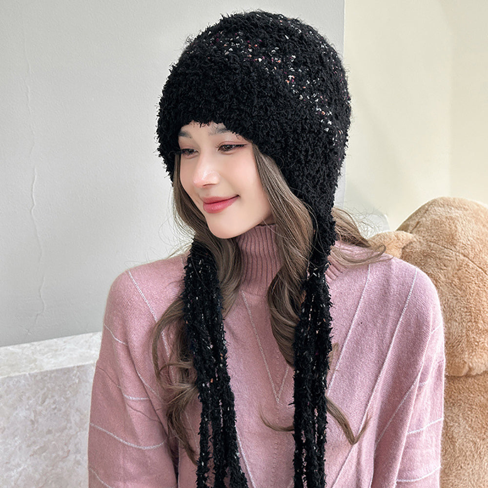 Women Self Design Beanie