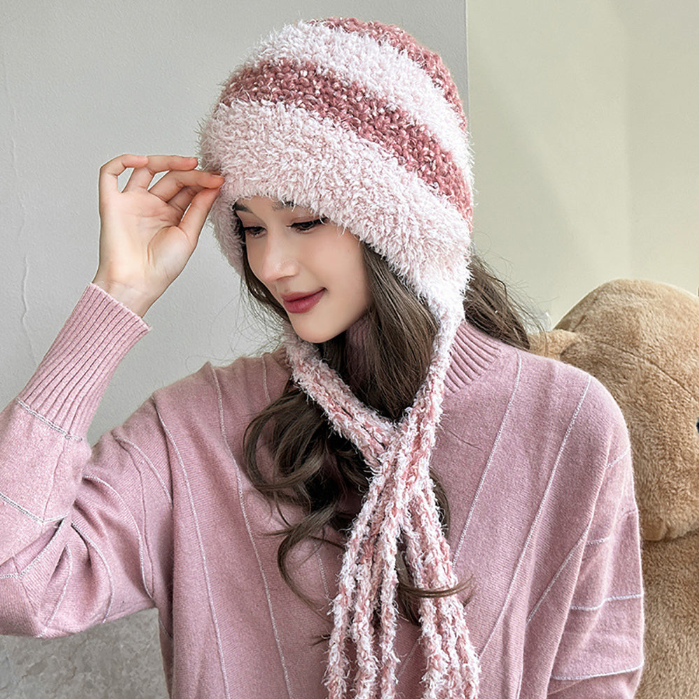 Women Colourblocked Beanie