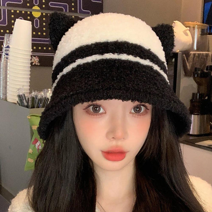 Women Colourblocked Beanie Caps