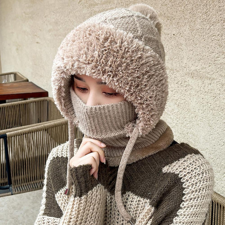 Women Self Design Beanie