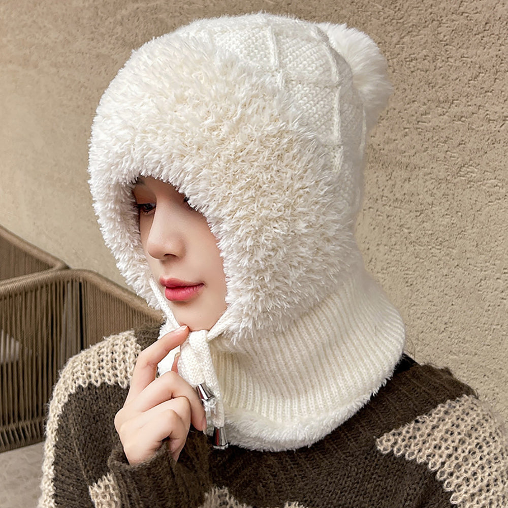 Women Self Design Beanie